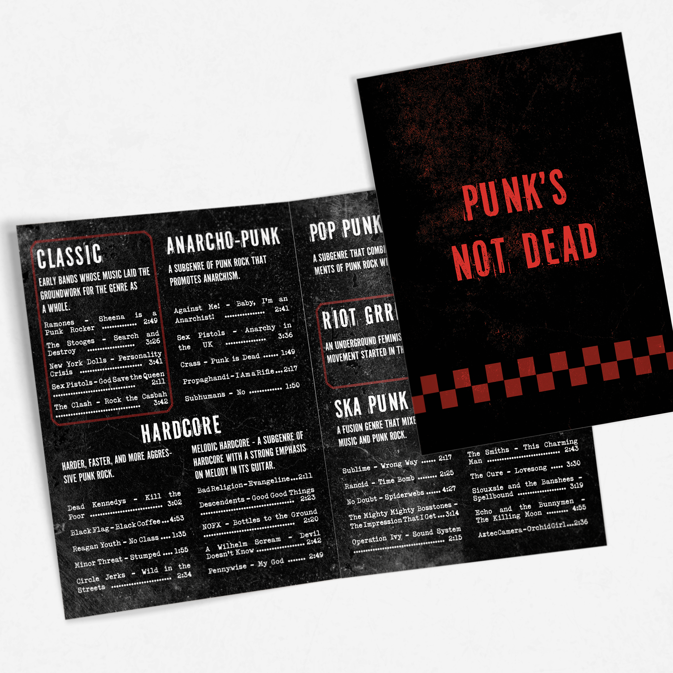 punk menu